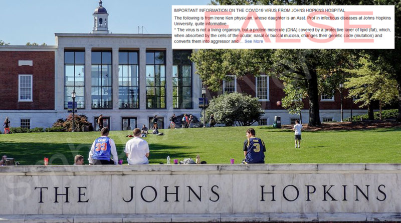 John Hopkins University Corona